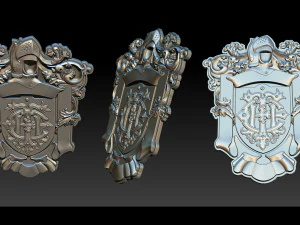 classical nameplate frame 3D Print Model