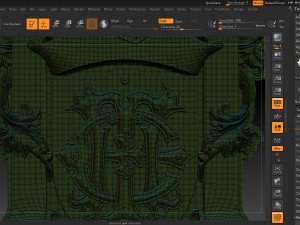 classical nameplate frame 3D-Druckmodell