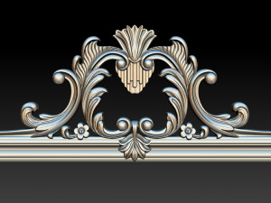 mirror classical carved frame 3D 프린트 모델