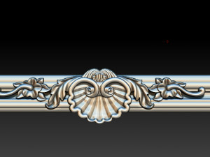 mirror classical carved frame 3D 프린트 모델