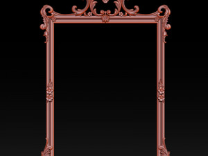 mirror classical carved frame 3D 프린트 모델