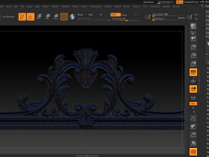 mirror classical carved frame 3D 프린트 모델