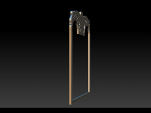 mirror classical carved frame 3D Print Model