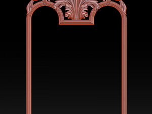 mirror classical carved frame 3D Print Model