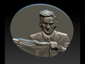 lionel messi 3Dプリントモデル