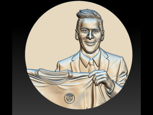 lionel messi 3Dプリントモデル