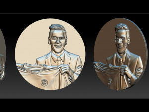 lionel messi 3Dプリントモデル