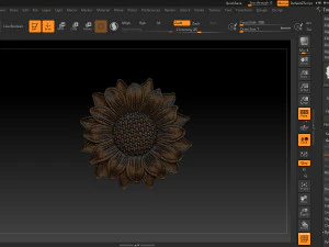 Sunflower pendant jewelry 3D Print Model