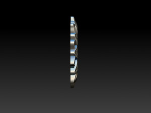 sunflower pendant jewelry 3D-printmodel