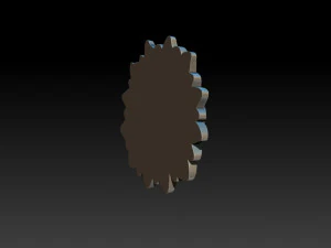 Sunflower pendant jewelry 3D Print Model