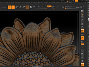 sunflower pendant jewelry 3D-printmodel
