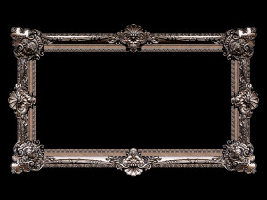 classical carved frame Model do druku 3D