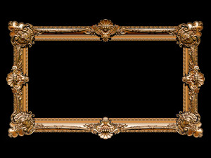 classical carved frame Model do druku 3D