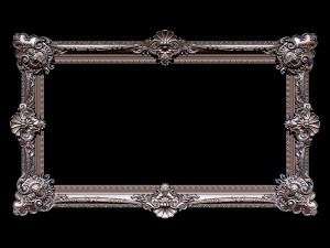classical carved frame Model do druku 3D