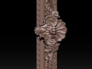 classical carved frame Model do druku 3D