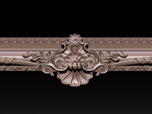 classical carved frame Model do druku 3D