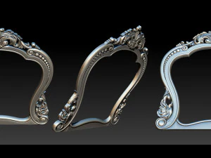 classical carved frame 3D Print Model
