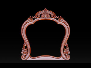 classical carved frame 3Dプリントモデル