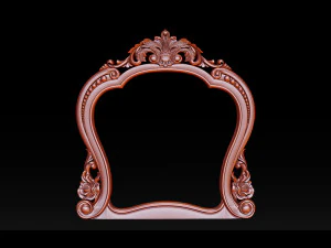 classical carved frame 3D Print Model