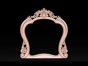 classical carved frame 3D Print Model