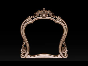 classical carved frame 3D Print Model