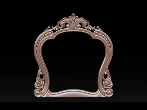 classical carved frame 3D Print Model