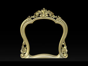 classical carved frame 3D Print Model