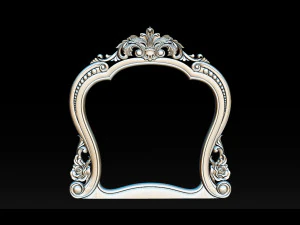 classical carved frame 3D Print Model