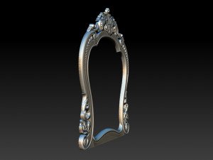 classical carved frame 3Dプリントモデル