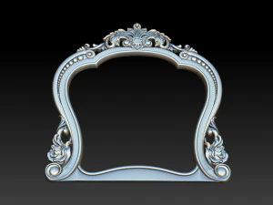 classical carved frame 3D Print Model