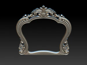 classical carved frame 3D Print Model