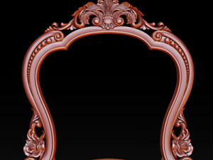 classical carved frame 3Dプリントモデル
