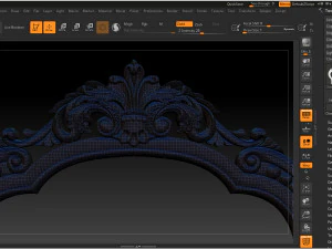 classical carved frame 3D Print Model