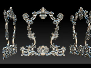 classical carved frame 3D Print Model