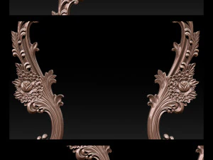 classical carved frame 3D Print Model