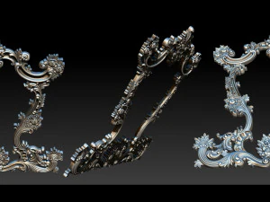 classical carved frame 3D Print Model