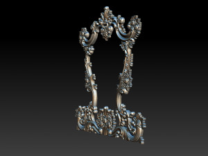 classical carved frame 3D-Druckmodell