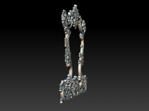classical carved frame 3D-Druckmodell