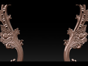 classical carved frame 3D-Druckmodell