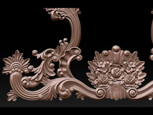 classical carved frame 3D Print Model