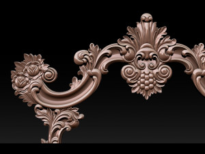 classical carved frame 3D-Druckmodell