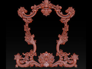 classical carved frame 3D Print Model
