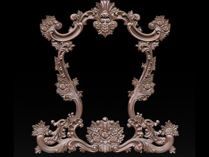 classical carved frame 3D-Druckmodell