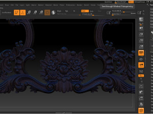 classical carved frame 3D-Druckmodell