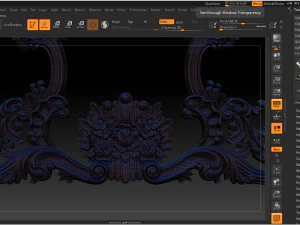 classical carved frame 3D Print Model