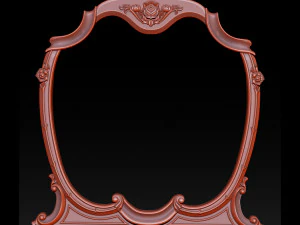 클래식 조각 프레임 3D 프린트 모델