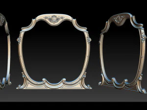 classical carved frame 3D Print Model
