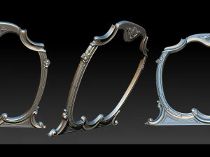 classical carved frame 3D Print Model