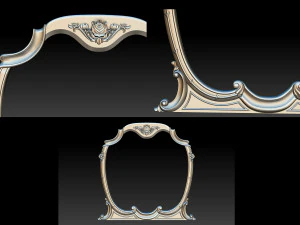 classical carved frame 3D Print Model