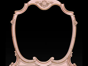 classical carved frame 3D Print Model